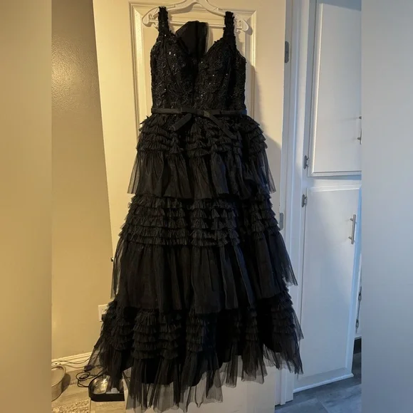 Dresses | Black Dresscorsetsize Ml Worn Once I Am 5ft Tall And 145 Lbs For  Reference | Poshmark